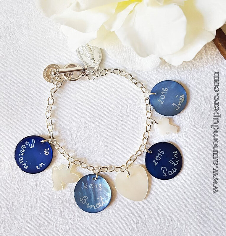 Bracelet Marraine en or personnalisé
