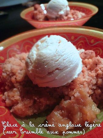glace creme anglaise