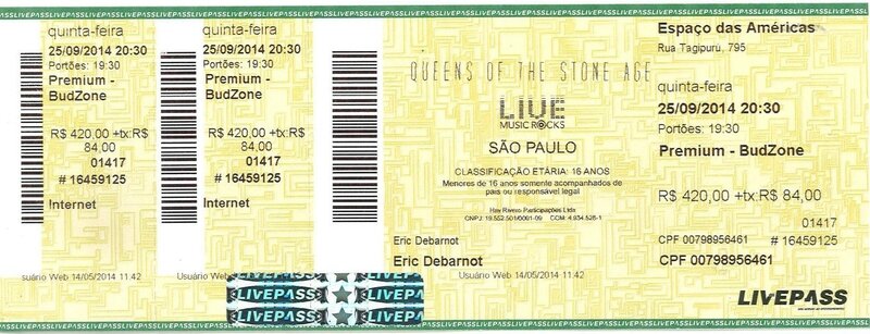 2014 09 QOTSA Espaço das Americas SP Billet