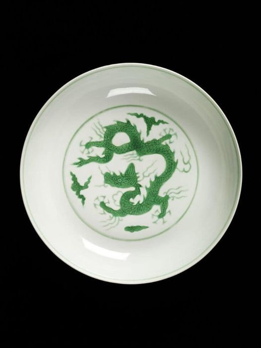 Dish, Ming dynasty, Hongzhi mark and period (1488-1505)