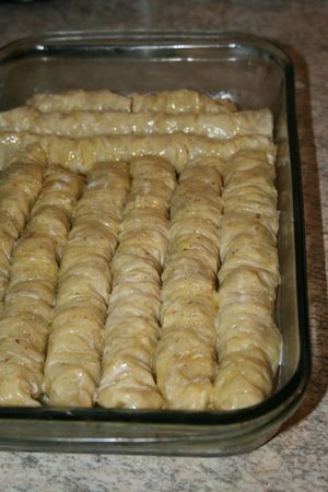 Comment faire baklawa rolls Minouchka 7