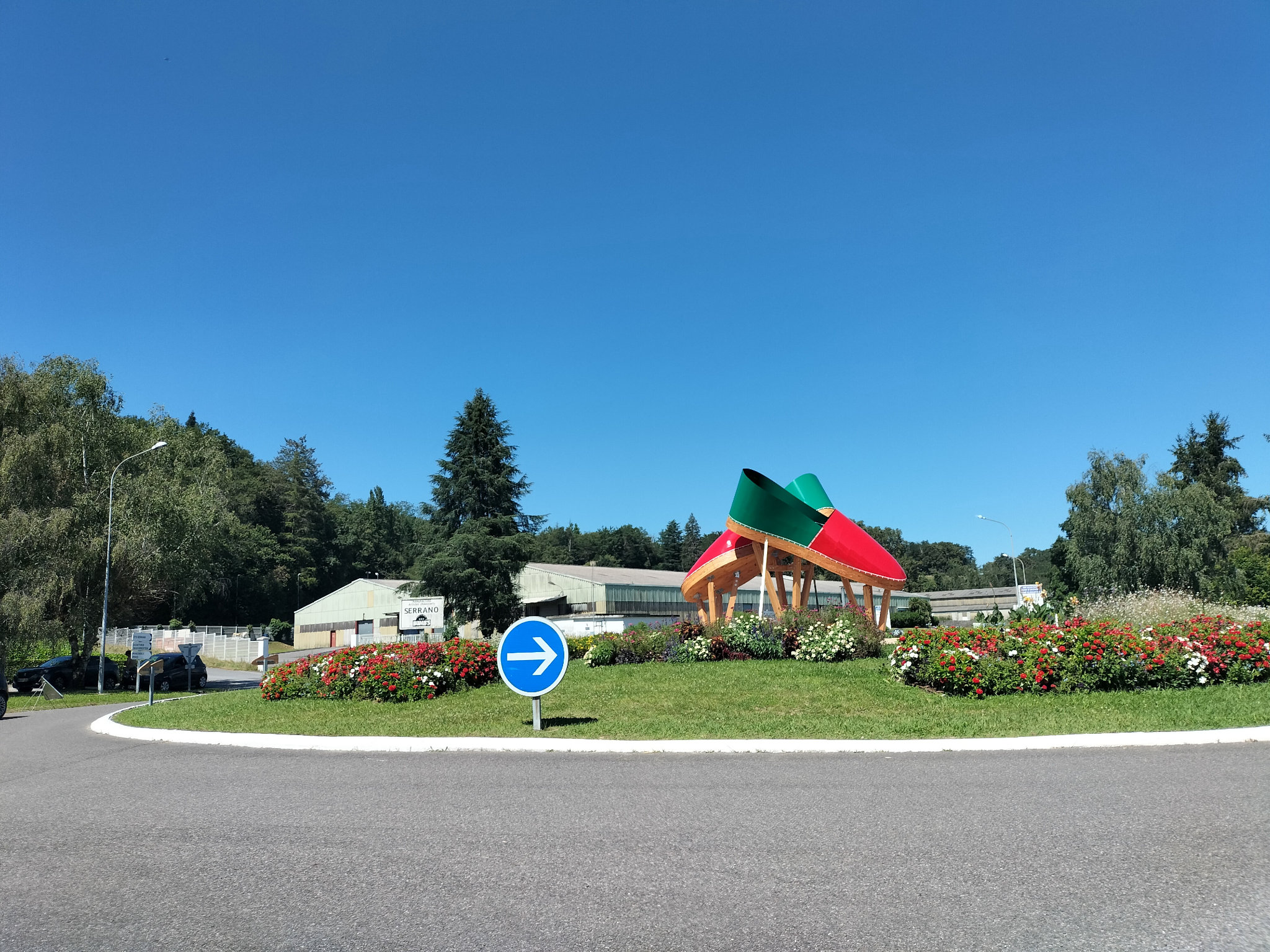 Mauléon-Licharre, rond-point espadrilles (64)