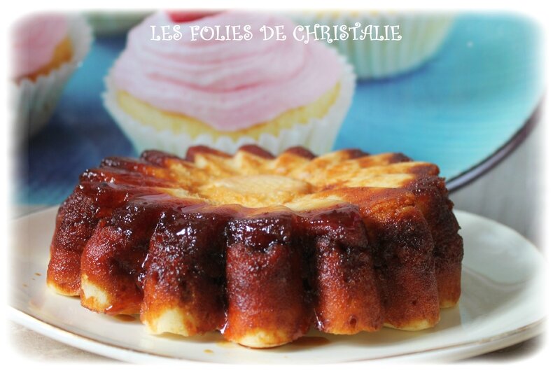 Gâteau banane caramel 6