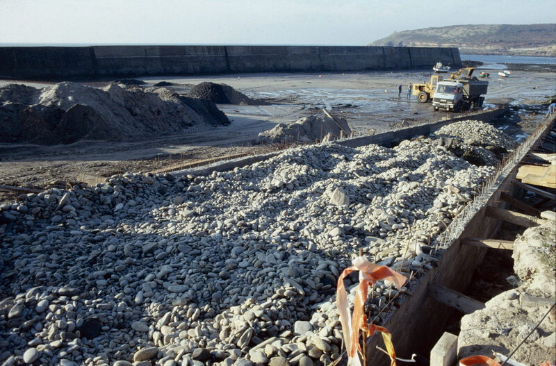 Ch39 - Construction de la cale du Loch en fin 1988 c