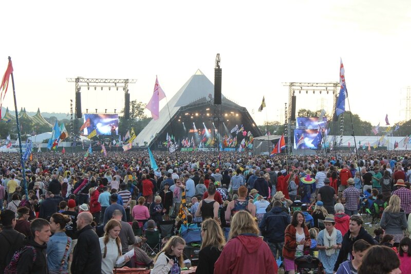 Glastonbury festival 2014 Pyramid Stage