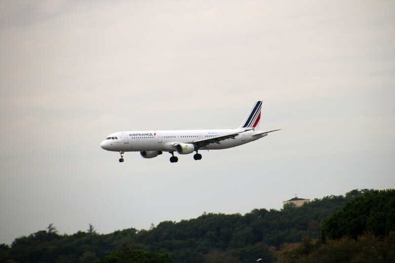 Airbus A321 d'Air France, avion laboratoire fonctionnant au biocarburant