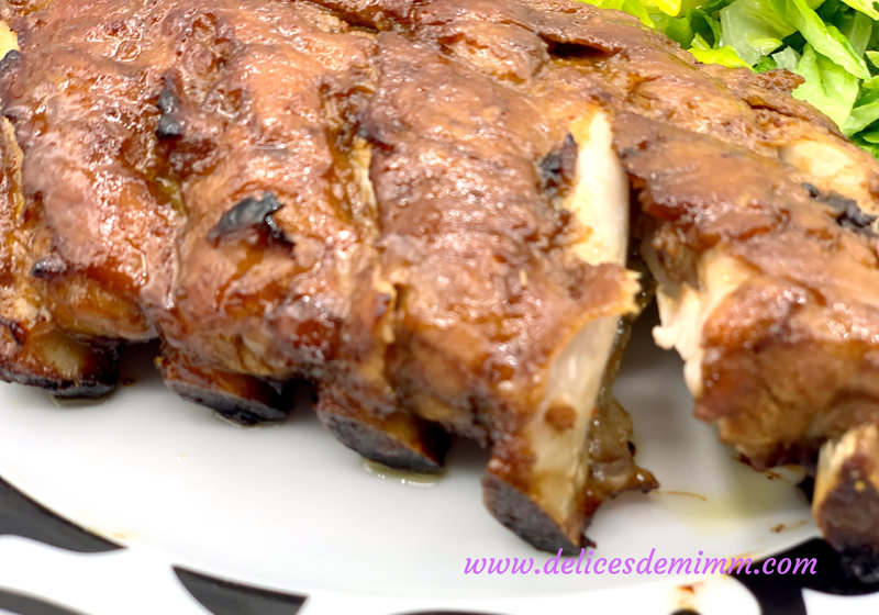 Travers de porc caramélisés au miel 4
