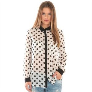 Chemise___pois_noir_et_blanc