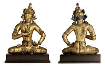 a_large_and_important_gilt_copper_figure_of_vajrasattva_tibet_or_nepal_d5347332h