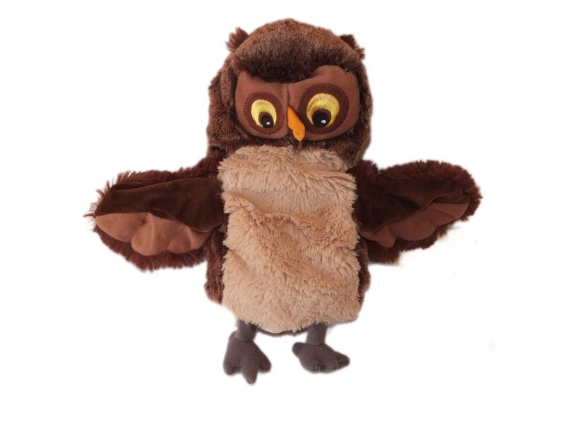 marionnette-hibou-marron-vandring-uggla-ikea