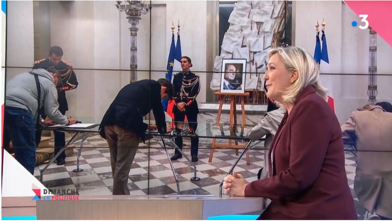 LE PEN CHIRAC HOMMAGE MEDIA DIXIT WORLD