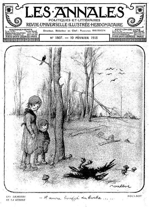 Les Annales 10 02 1918 Poulbot