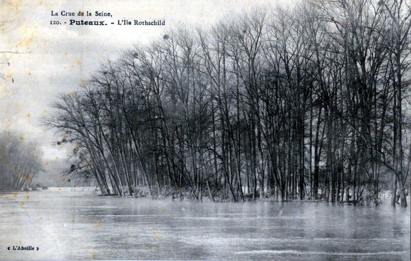 1917-01-13 crue de la seine à Puteaux