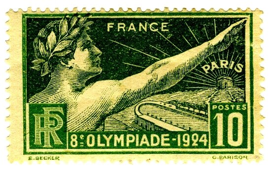 1313346-Timbre_émis_à_loccasion_des_jeux_Olympiques_de_Paris_en_1924