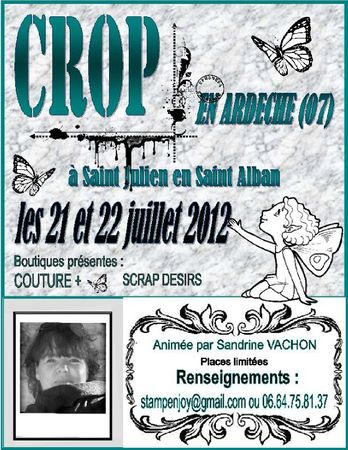 affiche CROP ARDECHE