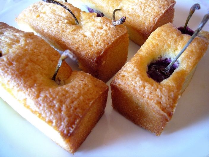 Petits cakes cerise