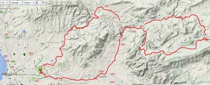 circuit Nans ste Baume-terme