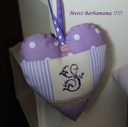 coeur violet par Barbamama
