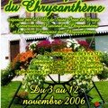 Salon régional 2006 du <b>Chrysanthème</b> à Saint-Jean-de-Braye (45)