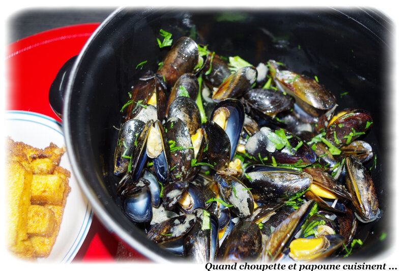 moules à la bière et frites de polenta-6912