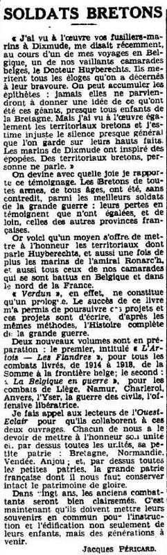 Soldats bretons 10 déc 1934