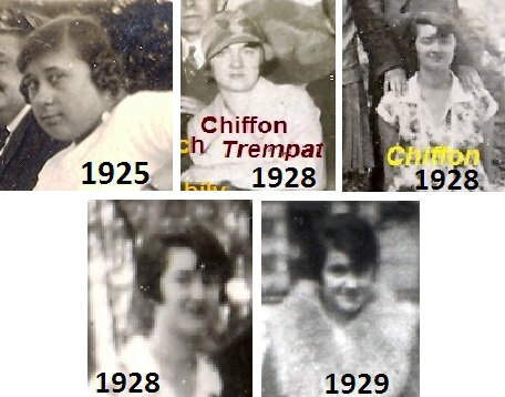 1925 à 1929 Chiffon