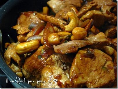 porc sauté noix de cajou