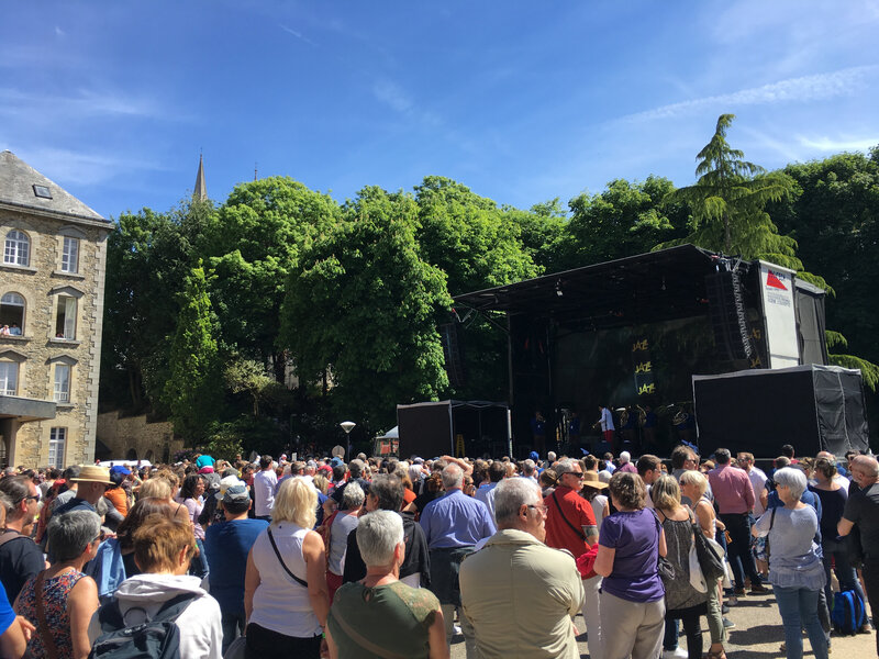 Jazz sous les Pommiers_Coutances_JSLP_concert_2017_esplanade des Unelles