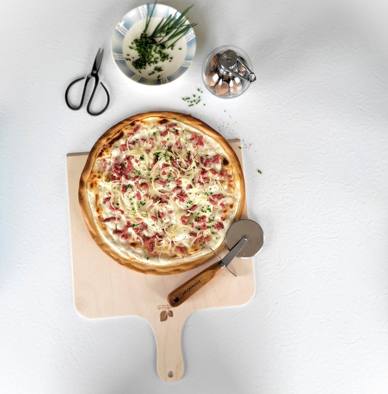 tarte flambée avec LA DALLE