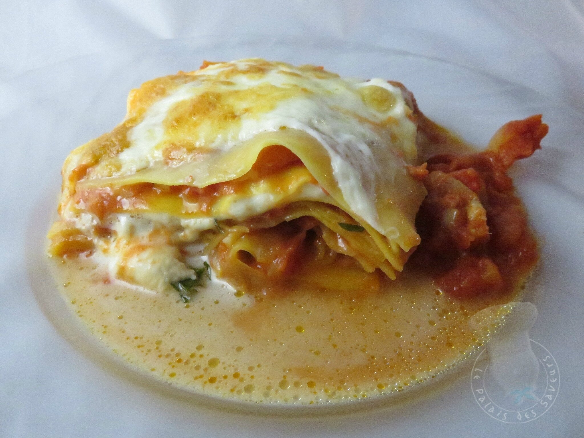 Lasagnes tomates mozzarella