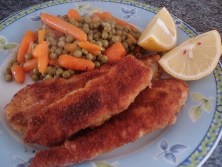 Escalope de poulet Milanaise recettes plats Orechiette à la chapelure