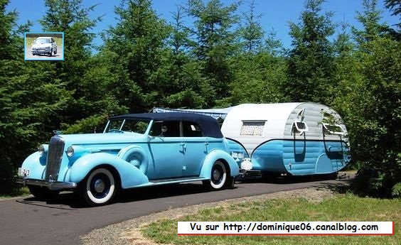 Packard And Robin Egg Blue Camper