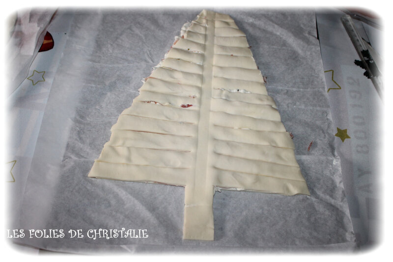 Sapin feuilleté jambon cru 5