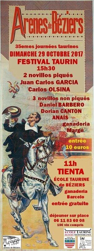 affiche béziers 21 mai 1899