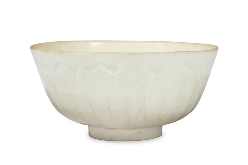 A Chinese 'Ding' ware 'Lotus' bowl, Song dynasty