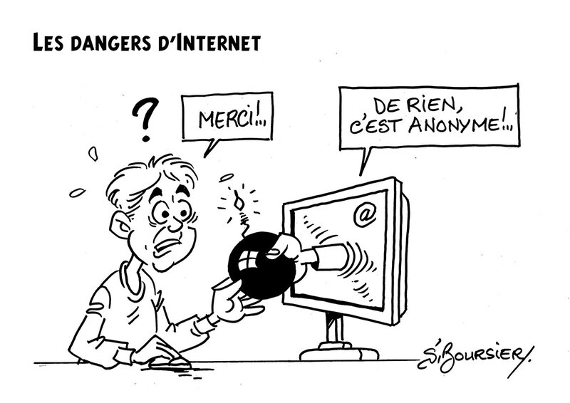 les dangers d'internet web