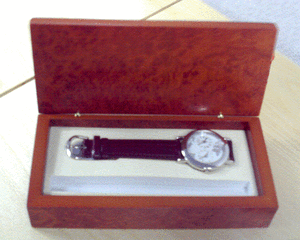 For_Him__Cherry_Wooden_Box_with__Watch___Pen