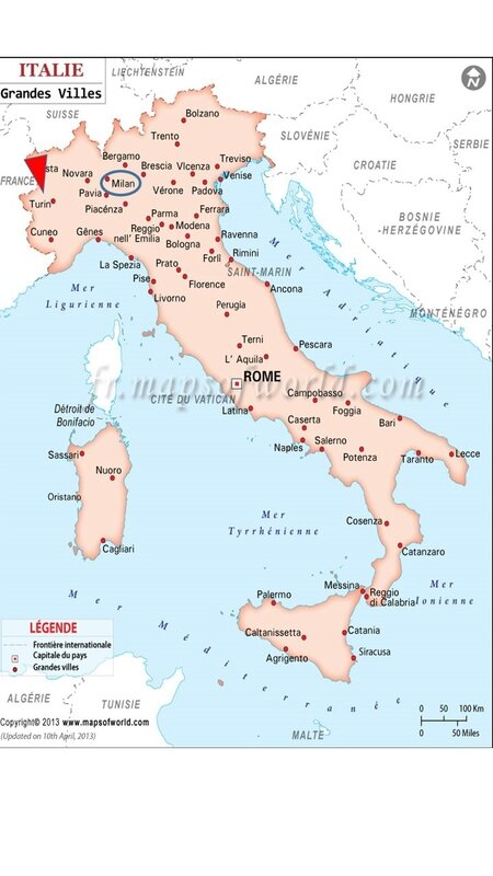 carte italie