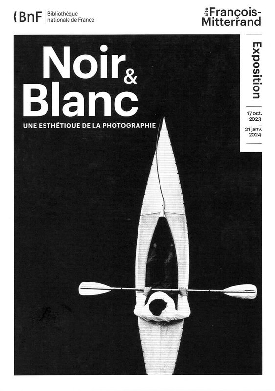 Carte postale Exposition Noir et Blanc de la BNF