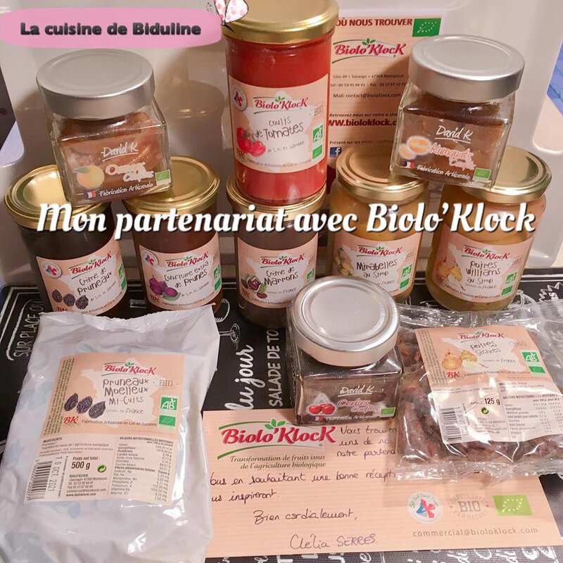 Mon partenariat avec Biolo'Klock