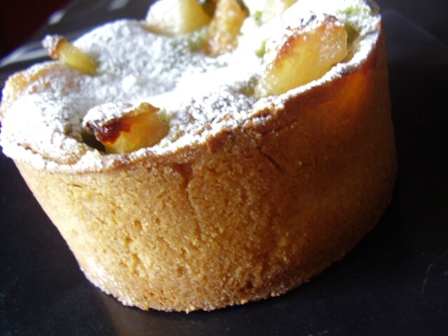 tarte pamplemousse-poire à la crème de pistache 006