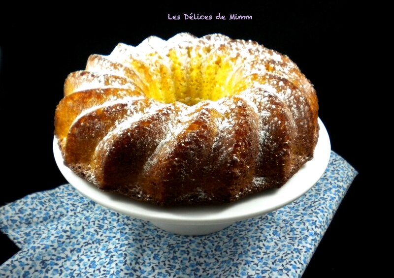 Cake vanillé au lait concentré sucré 3