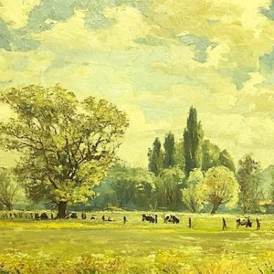 la-plaine-de-chalandray-par-edouard-prevost-de-belvaux