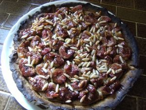 recettes Tarte aux figues et crème damandes