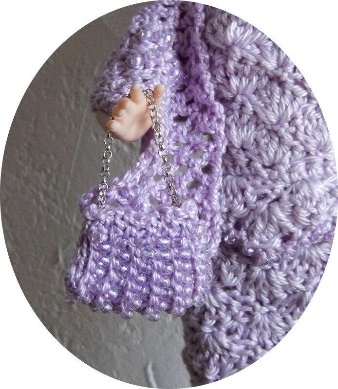 detail violet sac