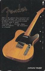 Télécarte Japon Guitare Fender Telecaster