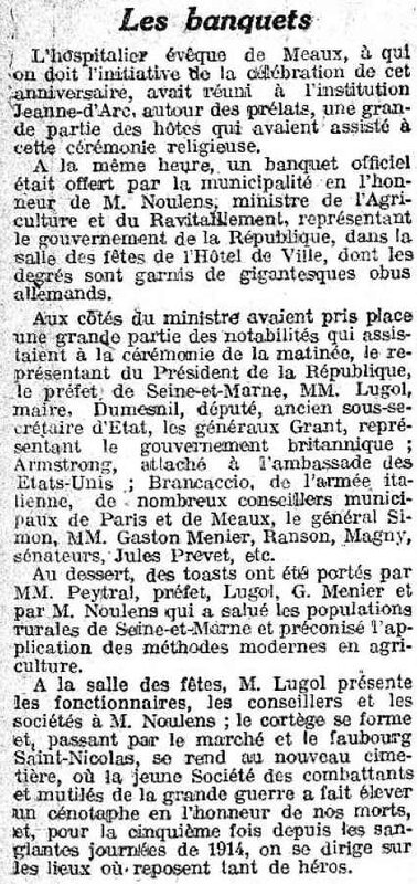 le petit journal Marne 1919 4