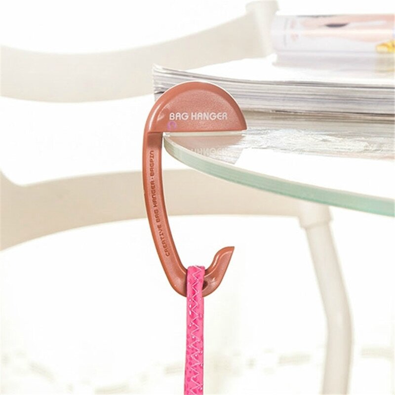Removable-Plastic-Bag-Hook-For-Hanging-Portable-Decorative-Table-Purse-Bag-Hooks-Wall-font-b-Hanger