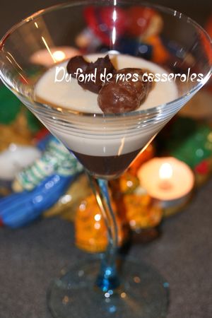 Panna cotta marron/chocolat recettes dessert Gâteau au chocolat et marron