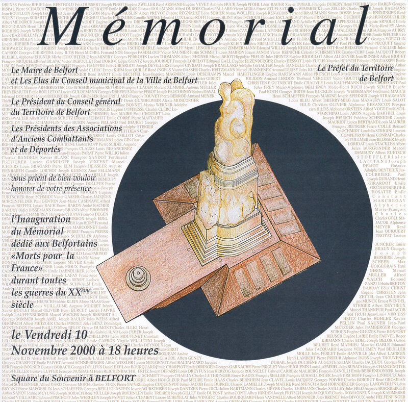 Plaquette Mémoriel R